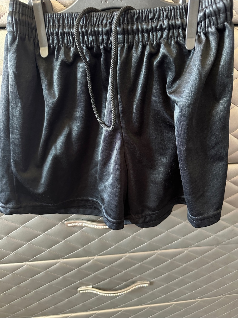 Black Drawstring Shorts